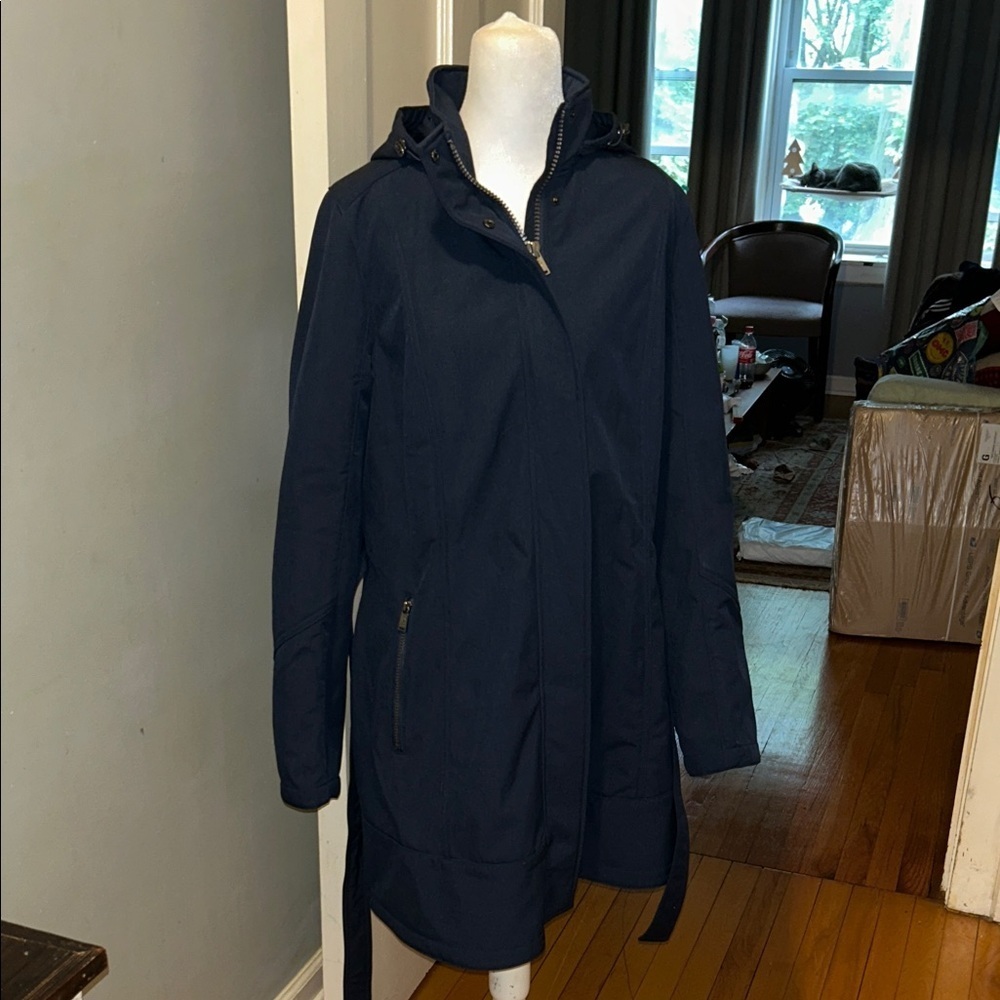 Pendleton Women's Dark Blue Trench Coat - Picture 2 of 11